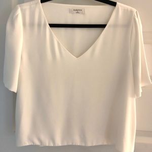 Aritzia Babaton short sleeve blouse